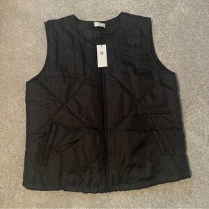 NWT Socialite Black Quilted Vest